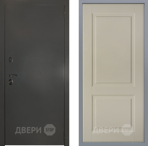 Дверь Заводские двери Эталон 3к антик серебро Доррен Шампань в Коломне
