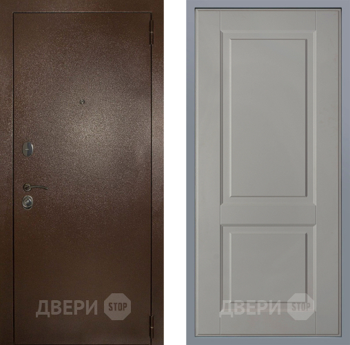 Дверь Заводские двери Эталон 3к антик медь Доррен Грей софт в Коломне
