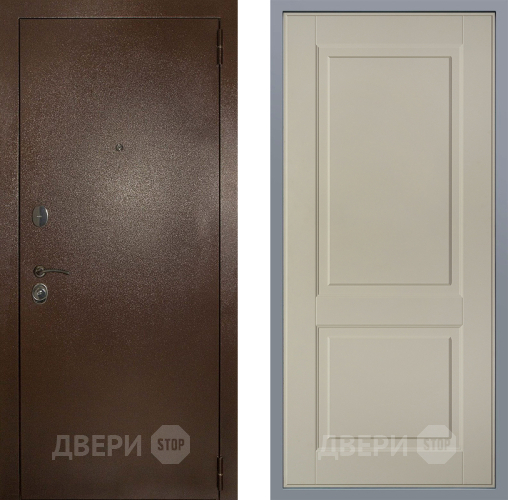 Дверь Заводские двери Эталон 3к антик медь Доррен Шампань в Коломне