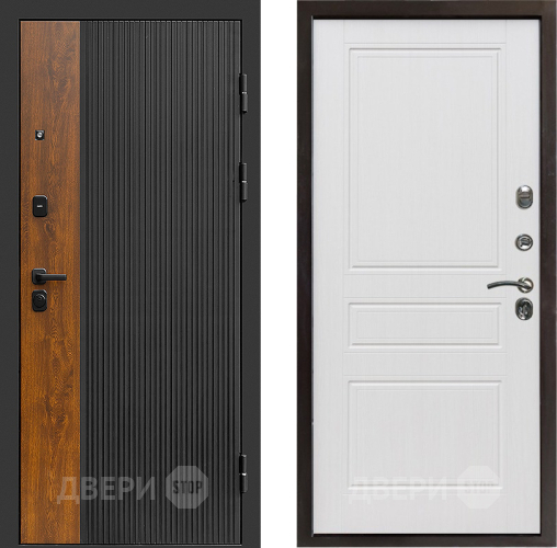 Входная металлическая Дверь Престиж Prestizh Классика Белое дерево в Коломне