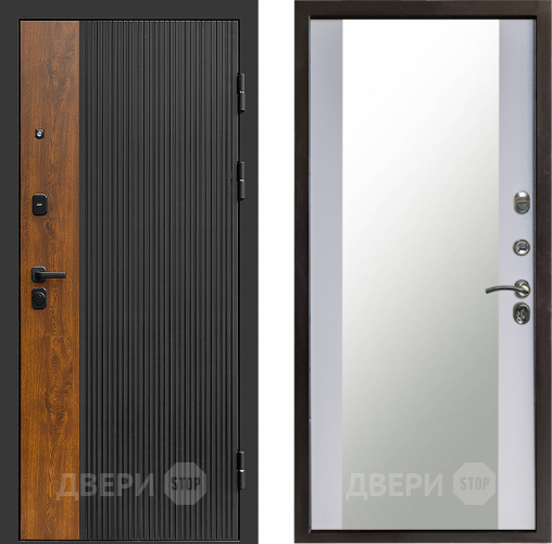 Дверь Престиж Prestizh Зеркало Белый софт в Коломне