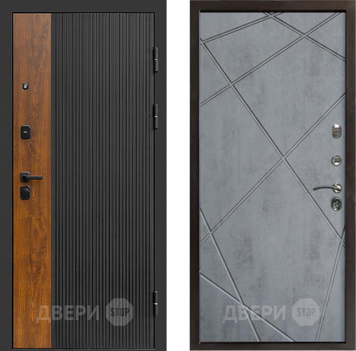 Дверь Престиж Prestizh Лучи Бетон темный в Коломне