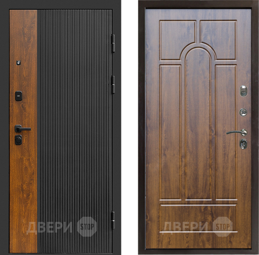 Входная металлическая Дверь Престиж Prestizh Арка Дуб в Коломне