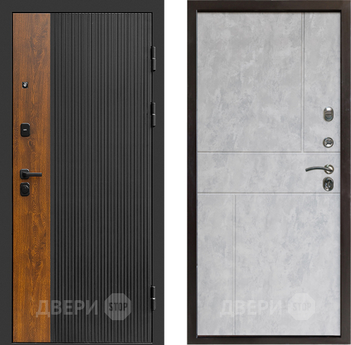 Входная металлическая Дверь Престиж Prestizh Горизонт Бетон светлый в Коломне