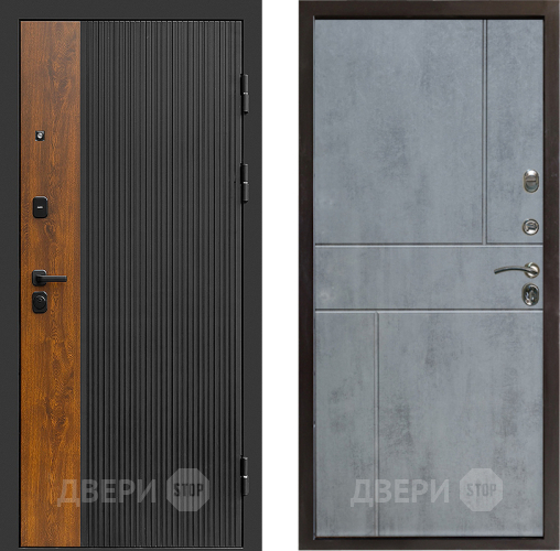Дверь Престиж Prestizh Горизонт Бетон темный в Коломне
