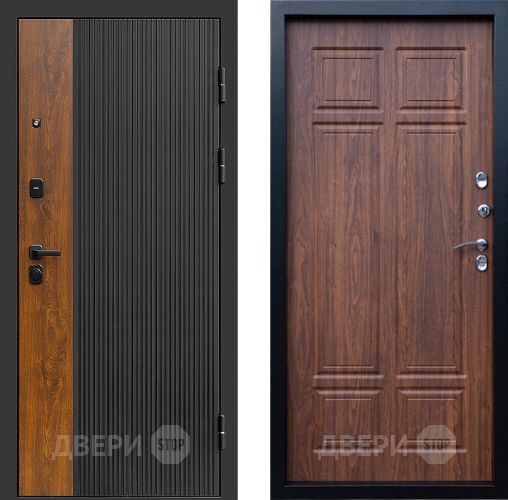 Входная металлическая Дверь Престиж Prestizh Премиум Орех темный в Коломне
