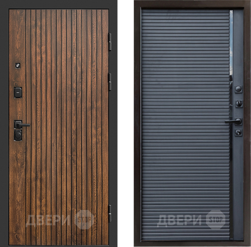 Входная металлическая Дверь Престиж Tvist Porte Черный кварц в Коломне