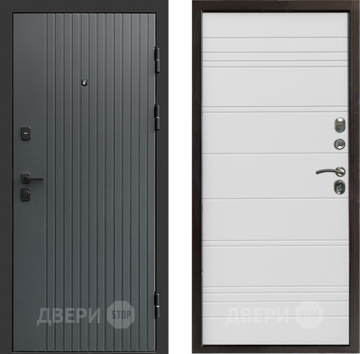 Дверь Престиж Tvist Grey Line Белый в Коломне