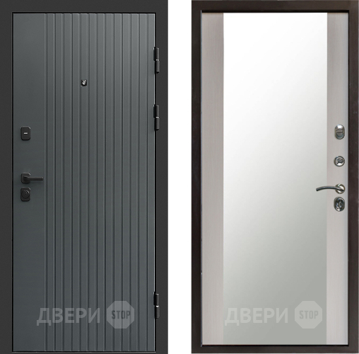Дверь Престиж Tvist Grey Зеркало Лиственница белая в Коломне