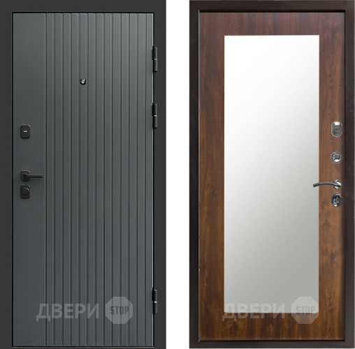 Дверь Престиж Tvist Grey Зеркло Пастораль Дуб в Коломне