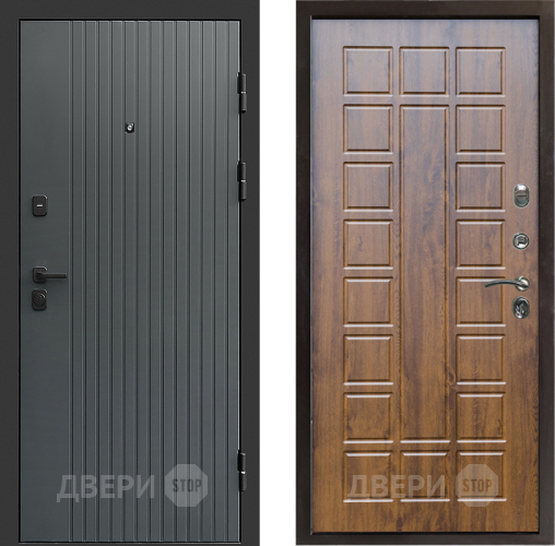 Входная металлическая Дверь Престиж Tvist Grey Престиж Дуб в Коломне