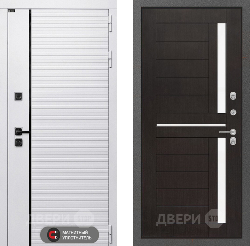 Входная металлическая Дверь Лабиринт (LABIRINT) Royal 02 Венге в Коломне