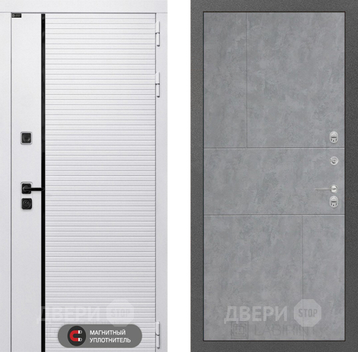 Дверь Лабиринт (LABIRINT) Royal 21 Бетон светлый в Коломне