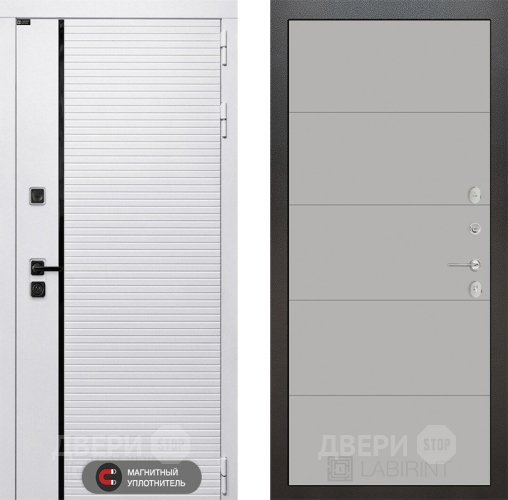 Дверь Лабиринт (LABIRINT) Royal 13 Грей софт в Коломне
