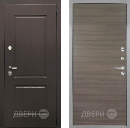 Входная металлическая Дверь Интекрон (INTECRON) Кампо Гладкая Дуб тоскано поперечный в Коломне