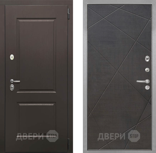 Дверь Интекрон (INTECRON) Кампо Лучи-М Венге распил кофе в Коломне