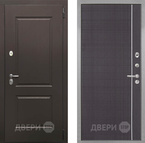 Входная металлическая Дверь Интекрон (INTECRON) Кампо В-07 с молдингом Венге в Коломне