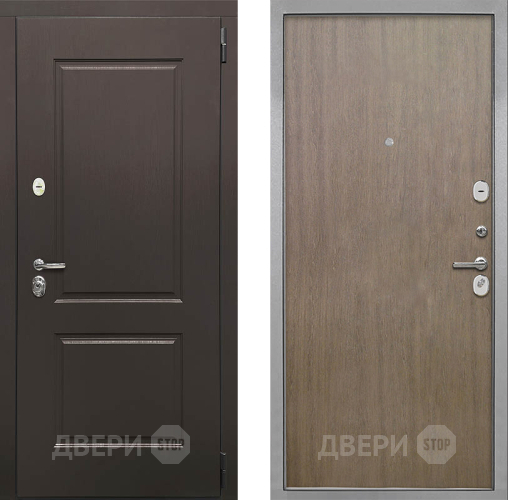 Дверь Интекрон (INTECRON) Кампо Гладкая шпон Венге коричневый в Коломне