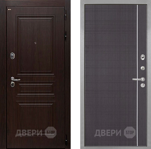 Дверь Интекрон (INTECRON) Брайтон Тиковое Дерево В-07 с молдингом Венге в Коломне