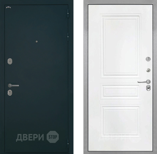 Входная металлическая Дверь Интекрон (INTECRON) Греция ФЛ-243 Белый матовый в Коломне