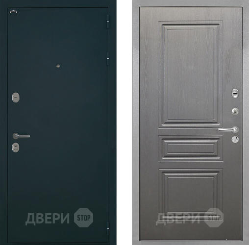 Дверь Интекрон (INTECRON) Греция ФЛ-243 Графит вуд дуб в Коломне