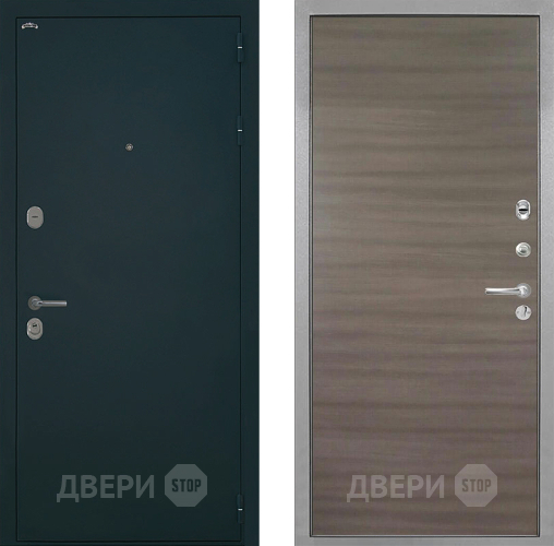 Входная металлическая Дверь Интекрон (INTECRON) Греция Гладкая Дуб тоскано поперечный в Коломне
