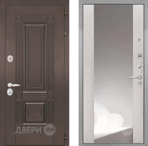 Дверь Интекрон (INTECRON) Италия ФЛЗ-516 Зеркало Сосна белая в Коломне