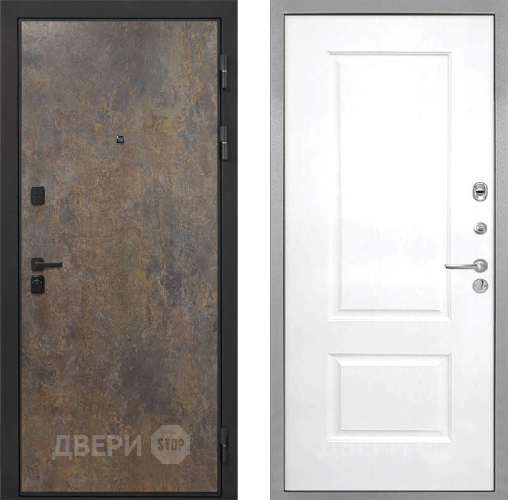 Дверь Интекрон (INTECRON) Профит Black Гранж Альба Роял Вуд белый в Коломне
