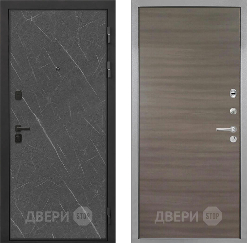 Входная металлическая Дверь Интекрон (INTECRON) Профит Black Гранит Лава Оникс Гладкая Дуб тоскано поперечный в Коломне