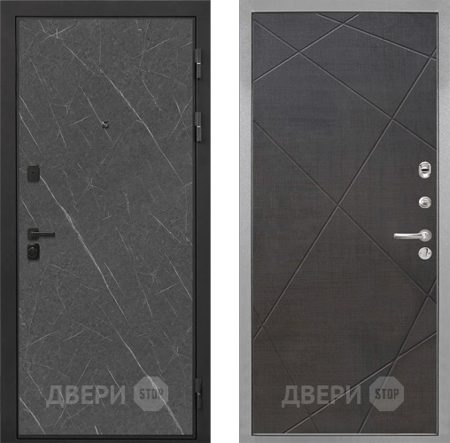 Входная металлическая Дверь Интекрон (INTECRON) Профит Black Гранит Лава Оникс Лучи-М Венге распил кофе в Коломне