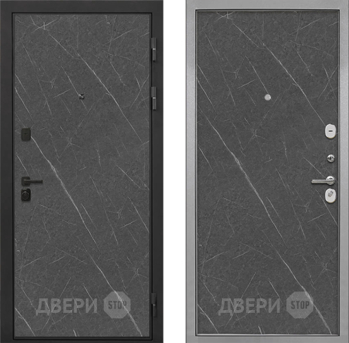 Дверь Интекрон (INTECRON) Профит Black Гранит Лава Оникс Гладкая Гранит лава оникс в Коломне