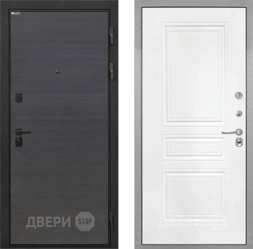 Дверь Интекрон (INTECRON) Профит Black Эковенге ФЛ-243 Белый матовый в Коломне