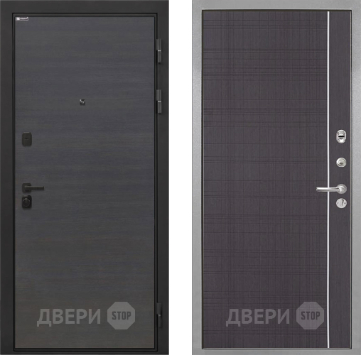 Дверь Интекрон (INTECRON) Профит Black Эковенге В-07 с молдингом Венге в Коломне
