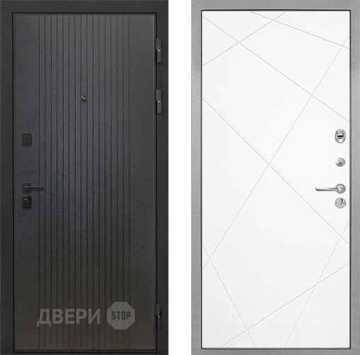 Дверь Интекрон (INTECRON) Профит Black ФЛ-295 Лучи-М Софт милк в Коломне