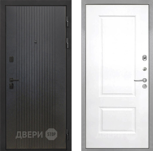 Входная металлическая Дверь Интекрон (INTECRON) Профит Black ФЛ-295 Альба Роял Вуд белый в Коломне