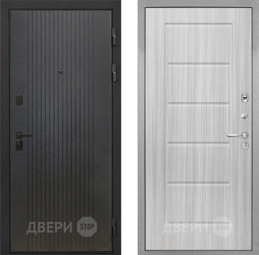 Входная металлическая Дверь Интекрон (INTECRON) Профит Black ФЛ-295 ФЛ-39 Сандал белый в Коломне