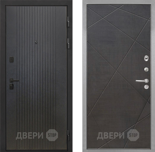 Дверь Интекрон (INTECRON) Профит Black ФЛ-295 Лучи-М Венге распил кофе в Коломне