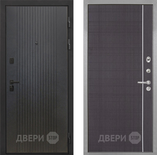 Входная металлическая Дверь Интекрон (INTECRON) Профит Black ФЛ-295 В-07 с молдингом Венге в Коломне