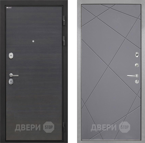 Дверь Интекрон (INTECRON) Гектор Эковенге Лучи-М Графит софт в Коломне