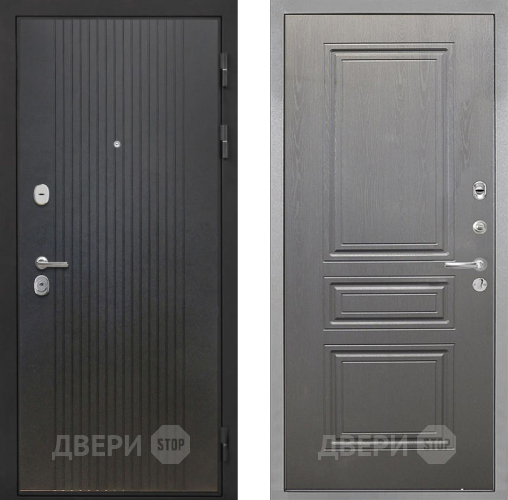 Входная металлическая Дверь Интекрон (INTECRON) Гектор ФЛ-295 ФЛ-243 Графит вуд дуб в Коломне