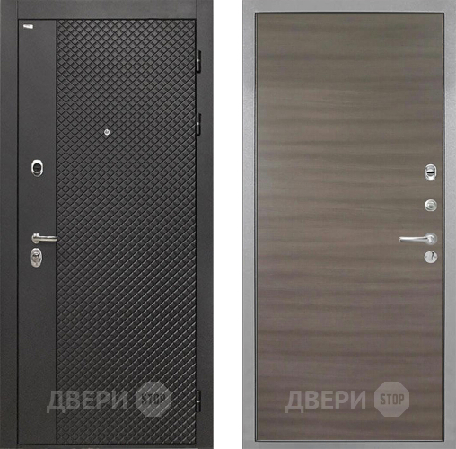 Дверь Интекрон (INTECRON) Олимпия Black 4К Гладкая Дуб тоскано поперечный в Коломне