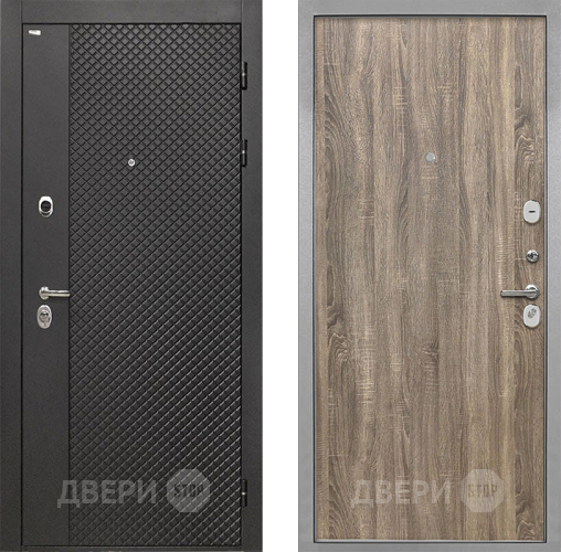 Дверь Интекрон (INTECRON) Олимпия Black 4К Гладкая Дуб турин в Коломне