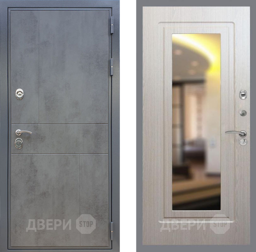 Дверь Рекс (REX) ФЛ-290 FLZ-120 Беленый дуб в Коломне