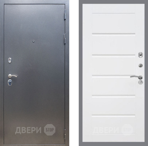 Входная металлическая Дверь Рекс (REX) 11 Сити Белый ясень в Коломне