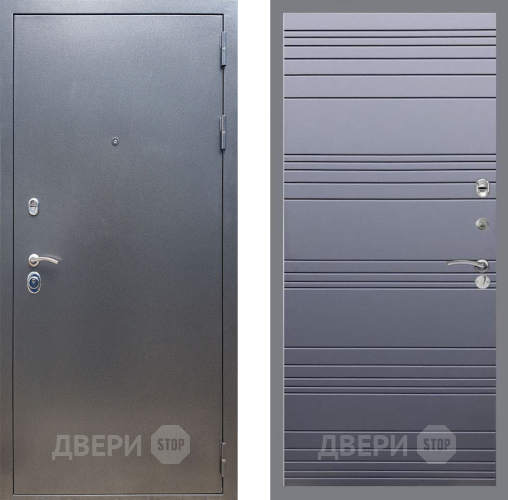 Дверь Рекс (REX) 11 Line Силк титан в Коломне