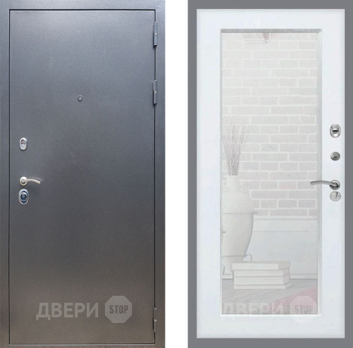 Дверь Рекс (REX) 11 Зеркало Пастораль Белый ясень в Коломне