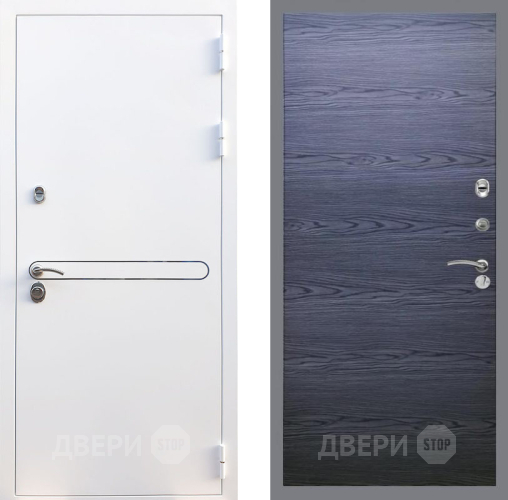 Дверь Рекс (REX) 27 GL Дуб тангенальный черный в Коломне
