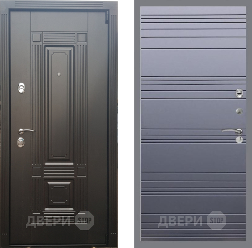 Дверь Рекс (REX) 9 Line Силк титан в Коломне