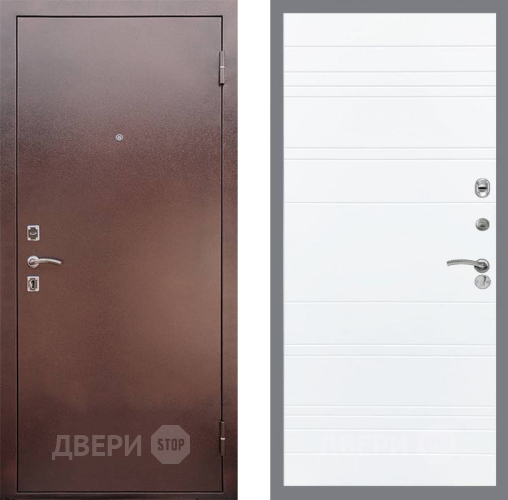 Дверь Рекс (REX) 1 Line Силк Сноу в Коломне