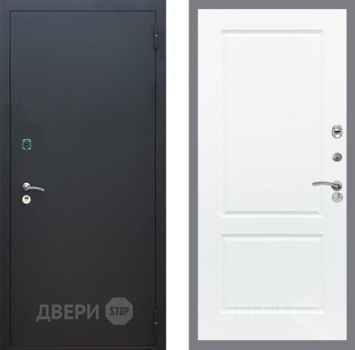 Дверь Рекс (REX) 1A Черный Муар FL-117 Силк Сноу в Коломне